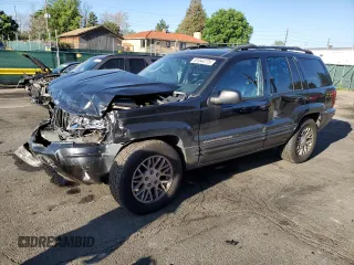 2004 Jeep Grand Cherokee Limited z VIN 1J8GW58J34C110075, wystawiony jako Copart lot #61044775 z przebiegiem 166 523 mil mil oraz Szkoda całkowita • Salvage title. Historia ofert i sprzedaży dostępna na DreamBid. Obrazek 1.