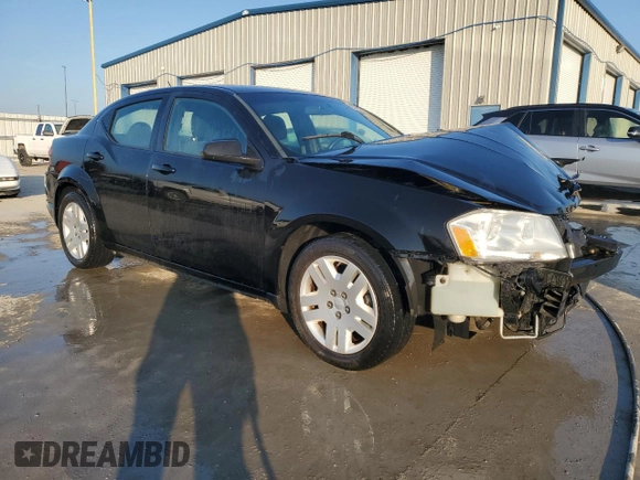2012 Dodge Avenger SE with VIN 1C3CDZAB9CN325411, listed as a Copart auction lot 52758025 with 127,902 mi miles and Salvage Title. Bid and sale history available at DreamBid. Image 4.
