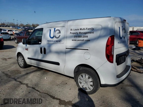 2017 Ram ProMaster City Cargo Van Tradesman SLT with VIN ZFBERFBB8H6E45100, listed as a Copart auction lot 51050325 with 133,805 mi miles and Clean Title. Bid and sale history available at carsss.com. Image 2.