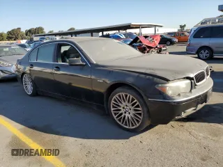 2003 BMW 7 Series 745Li with VIN WBAGN63453DR13798, listed as a Copart auction lot 73981844 with 156,080 mi miles and Clean Title. Bid and sale history available at carsss.com. Image 4.