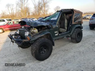 2005 Jeep Wrangler X with VIN 1J4FA39S75P308465, listed as a Copart auction lot 48693035 with Not Provided miles and Salvage Title. Bid and sale history available at DreamBid. Image 1.