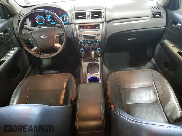 2012 Ford Fusion SEL with VIN 3FAHP0JA1CR281869, listed as a Copart auction lot 52486365 with 124,312 mi miles and Salvage Title. Bid and sale history available at carsss.com. Image 8.