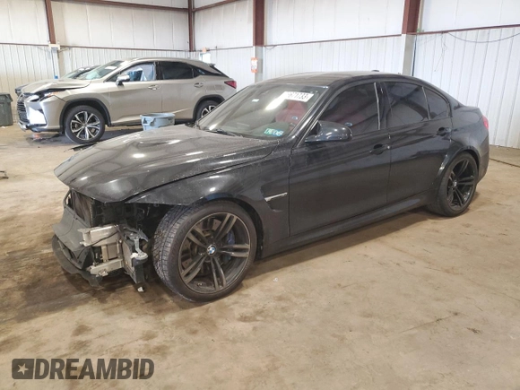 2017 BMW M3 with VIN WBS8M9C32H5G85663, listed as a Copart auction lot 66671733 with 99,140 mi miles. Bid and sale history available at carsss.com. Image 1.