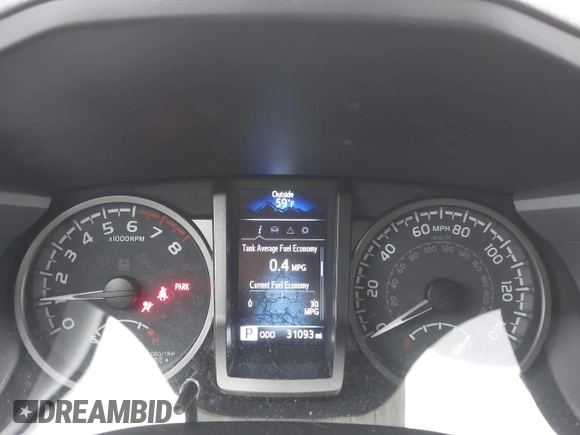 2023 Toyota Tacoma SR5 z VIN 3TYAZ5CN0PT037107, wystawiony jako IAAI lot #41717348 z przebiegiem 31 093 mil mil oraz . Historia ofert i sprzedaży dostępna na DreamBid. Obrazek 7.