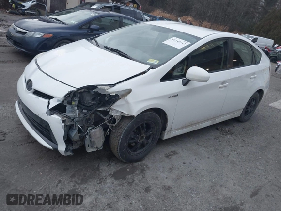2013 Toyota Prius One with VIN JTDKN3DU9D5597277, listed as a IAAI auction lot 41240243 with 204,658 mi miles and . Bid and sale history available at carsss.com. Image 17.