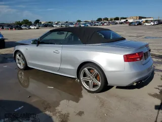 2013 Audi S5 Premium Plus with VIN WAUCGAFH3DN016534, listed as a Copart auction lot 63891544 with 88,613 mi miles and Salvage Title. Bid and sale history available at carsss.com. Image 2.