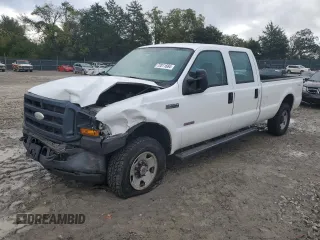 2006 Ford Super Duty F-250 XL with VIN 1FTSW21P36ED80574, listed as a Copart auction lot 72011684 with 254,440 mi miles and Salvage Title. Bid and sale history available at carsss.com. Image 1.