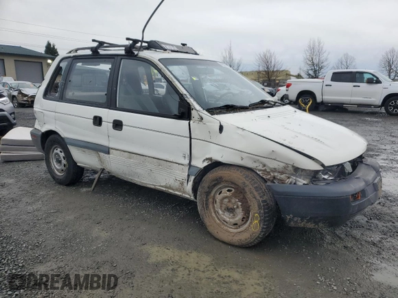 1992 Mitsubishi Expo LRV with VIN JA3CV20D6NZ037021, listed as a Copart auction lot 49648375 with 111,212 mi miles and Salvage Title. Bid and sale history available at DreamBid. Image 4.