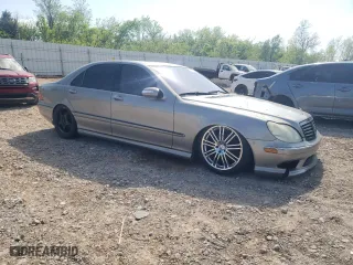 2006 Mercedes-Benz S-Class 5.0L with VIN WDBNG75J36A480287, listed as a Copart auction lot 53313745 with 0 mi miles and Clean Title. Bid and sale history available at carsss.com. Image 4.