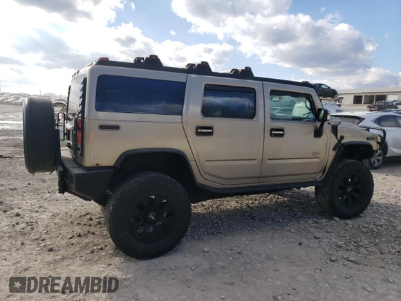 2003 Hummer H2 with VIN 5GRGN23U93H101021, listed as a Copart auction lot 87440524 with 124,826 mi miles and Clean Title. Bid and sale history available at carsss.com. Image 3.