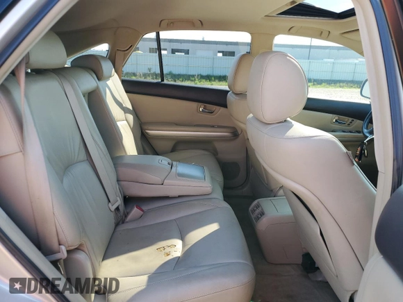 2006 Lexus RX 400h with VIN JTJHW31U860013816, listed as a Copart auction lot 58653215 with 265,114 mi miles and Salvage title. Bid and sale history available at DreamBid. Image 11.