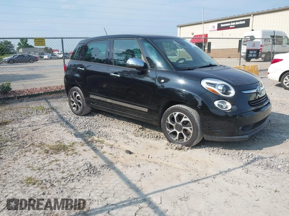 2014 FIAT 500L Lounge with VIN ZFBCFACH6EZ021783, listed as a IAAI auction lot 42429902 with 129,868 mi miles and . Bid and sale history available at DreamBid. Image 1.