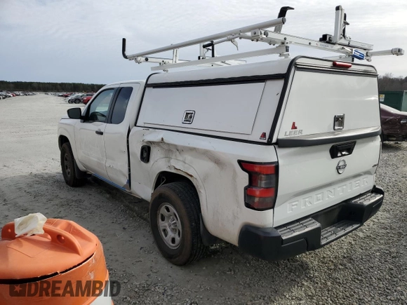 2024 Nissan Frontier S with VIN 1N6ED1CM7RN639682, listed as a Copart auction lot 45129225 with 9,151 mi miles and Salvage Title. Bid and sale history available at carsss.com. Image 2.