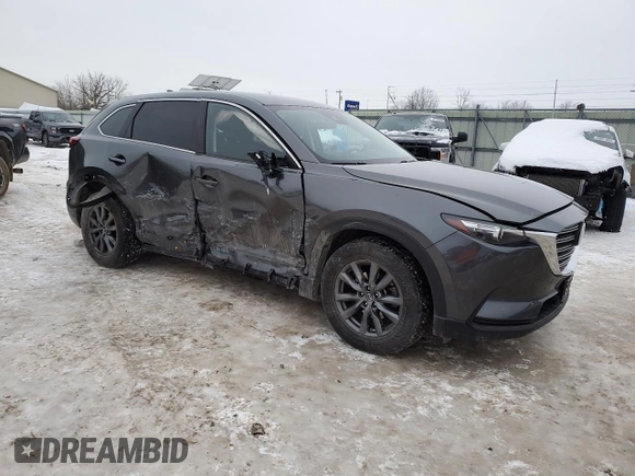 2020 Mazda CX-9 Sport with VIN JM3TCBBY4L0407009, listed as a Copart auction lot 41737215 with 48,219 mi miles and Salvage Title. Bid and sale history available at carsss.com. Image 4.