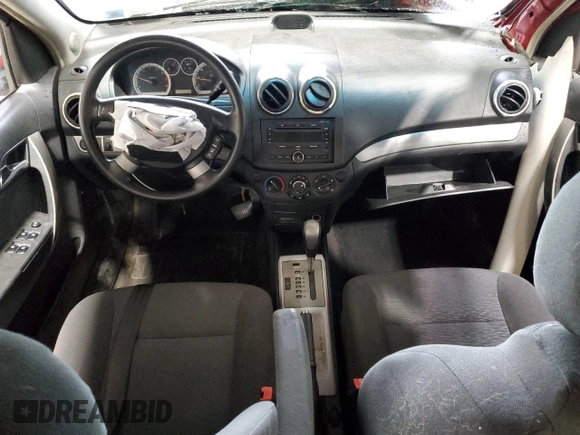 2007 Chevrolet Aveo LT with VIN KL1TG56647B083312, listed as a Copart auction lot 57961045 with Not provided miles and Salvage title. Bid and sale history available at DreamBid. Image 8.