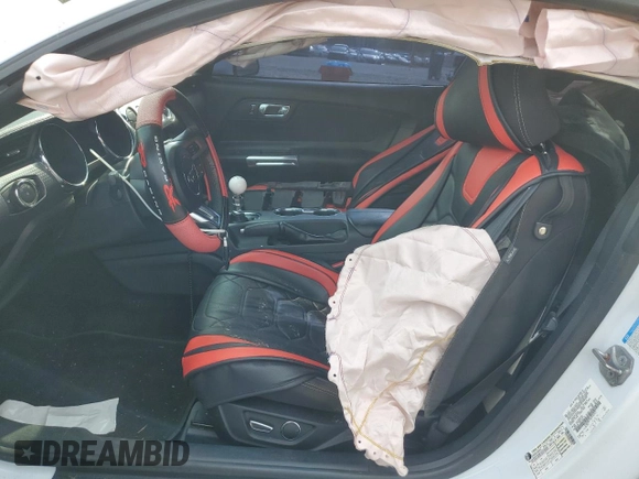 2016 Ford Mustang GT with VIN 1FA6P8CF6G5245151, listed as a Copart auction lot 55901585 with 80,015 mi miles and Salvage title. Bid and sale history available at DreamBid. Image 7.