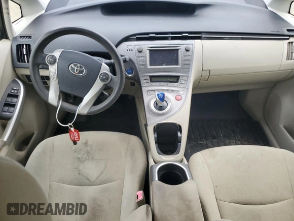 2013 Toyota Prius One with VIN JTDKN3DU5D5685887, listed as a Copart auction lot 48955345 with 227,695 mi miles and Salvage Title. Bid and sale history available at carsss.com. Image 8.