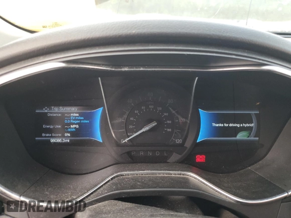 2017 Ford Fusion Titanium z VIN 3FA6P0SU0HR290201, wystawiony jako Copart lot #60106095 z przebiegiem 98 086 mil mil oraz Szkoda całkowita • Salvage title. Historia ofert i sprzedaży dostępna na DreamBid. Obrazek 9.