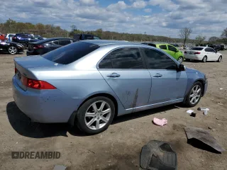 2004 Acura TSX with VIN JH4CL96884C045096, listed as a Copart auction lot 52607435 with 359,636 mi miles and Salvage Title. Bid and sale history available at carsss.com. Image 3.