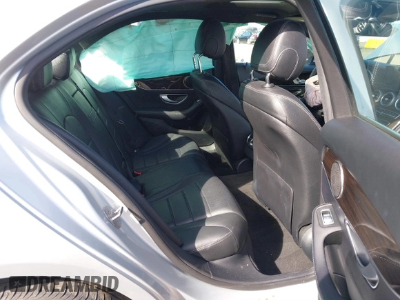 2018 Mercedes-Benz C 300 with VIN 55SWF4KB6JU270155, listed as a IAAI auction lot 41615411 with 57,495 mi miles and . Bid and sale history available at carsss.com. Image 8.