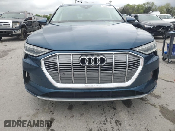 2019 Audi e-tron Prestige with VIN WA1VAAGE2KB025123, listed as a Copart auction lot 51862085 with 31,513 mi miles and Salvage Title. Bid and sale history available at DreamBid. Image 5.