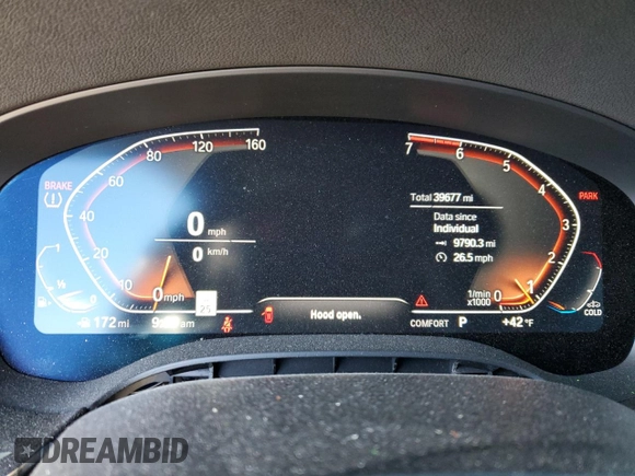 2020 BMW 5 Series 530i xDrive z VIN WBAJR7C01LCD80208, wystawiony jako Copart lot #48381955 z przebiegiem 39 677 mil mil oraz Szkoda całkowita • Salvage title. Historia ofert i sprzedaży dostępna na DreamBid. Obrazek 9.