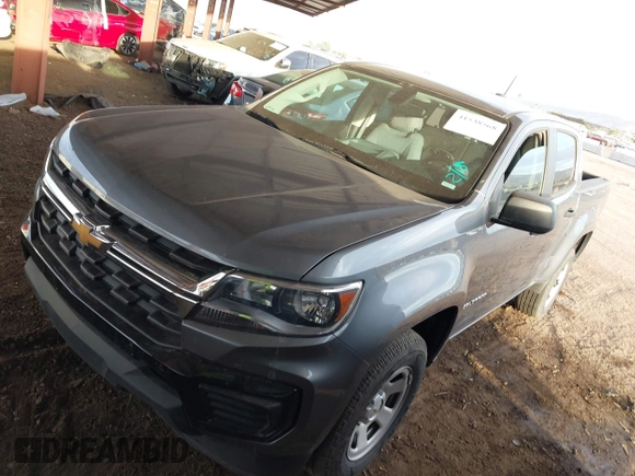 2022 Chevrolet Colorado 2WD Work Truck with VIN 1GCGSBEN3N1218864, listed as a IAAI auction lot 41538568 with 43,645 mi miles and . Bid and sale history available at DreamBid. Image 2.