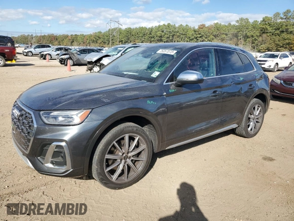 2021 Audi SQ5 Premium Plus with VIN WA1A4AFY1M2073202, listed as a Copart auction lot 75357073 with 39,697 mi miles. Bid and sale history available at carsss.com. Image 1.