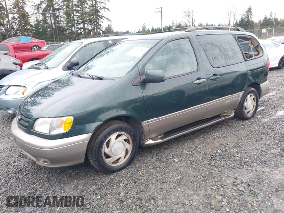 2001 Toyota Sienna LE with VIN 4T3ZF13C91U352296, listed as a IAAI auction lot 41647762 with 262,803 mi miles. Bid and sale history available at carsss.com. Image 17.