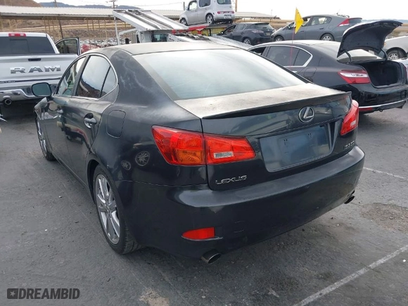 2006 Lexus IS 350 Auto with VIN JTHBE262465011477, listed as a IAAI auction lot 41178192 with 222,833 mi miles. Bid and sale history available at carsss.com. Image 3.