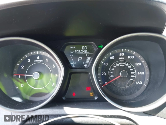 2013 Hyundai Elantra Limited with VIN 5NPDH4AE9DH327145, listed as a IAAI auction lot 42018480 with 206,048 mi miles and . Bid and sale history available at DreamBid. Image 7.