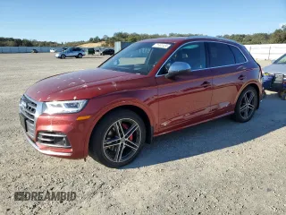 2020 Audi SQ5 Prestige with VIN WA1C4AFY3L2075203, listed as a Copart auction lot 71441424 with 23,682 mi miles and Salvage Title. Bid and sale history available at DreamBid. Image 1.