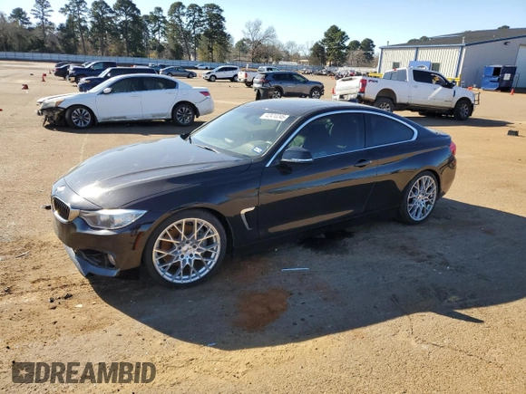 2014 BMW 4 Series 435i with VIN WBA3R1C53EK191776, listed as a Copart auction lot 42410245 with 87,018 mi miles and Salvage Title. Bid and sale history available at carsss.com. Image 1.