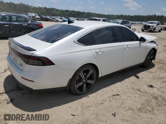 2023 Honda Accord Sport with VIN 1HGCY2F52PA003363, listed as a Copart auction lot 57854435 with Not provided miles and Salvage title. Bid and sale history available at DreamBid. Image 3.