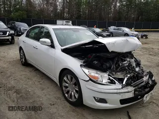 2011 Hyundai Genesis with VIN KMHGC4DE3BU143308, listed as a Copart auction lot 51416025 with 98,377 mi miles and Salvage Title. Bid and sale history available at carsss.com. Image 11.
