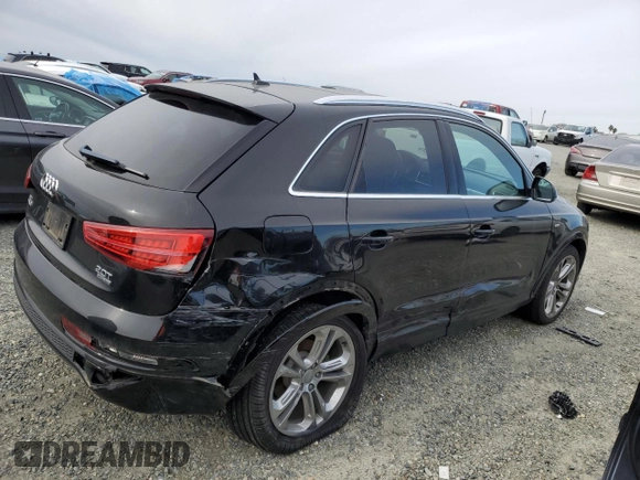 2017 Audi Q3 Prestige with VIN WA1GCCFS4HR016879, listed as a Copart auction lot 44361465 with 48,988 mi miles and Salvage Title. Bid and sale history available at carsss.com. Image 3.