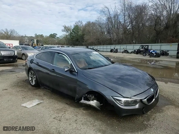 2019 BMW 4 Series 430i with VIN WBA4J1C58KBM14255, listed as a Copart auction lot 41656735 with 58,711 mi miles and Salvage Title. Bid and sale history available at carsss.com. Image 14.
