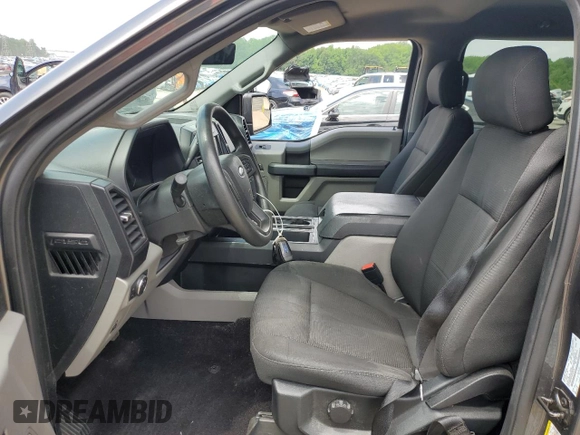 2019 Ford F-150 XL with VIN 1FTEW1CP3KFC96604, listed as a Copart auction lot 56730795 with 140,908 mi miles and Salvage title. Bid and sale history available at DreamBid. Image 7.