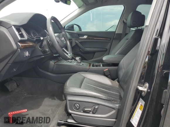 2018 Audi Q5 Premium with VIN WA1ANAFY9J2105578, listed as a Copart auction lot 55483725 with 82,141 mi miles and Salvage title. Bid and sale history available at DreamBid. Image 7.