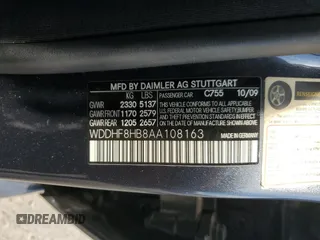 2010 Mercedes-Benz E 350 Luxury with VIN WDDHF8HB8AA108163, listed as a Copart auction lot 63018035 with 210,803 mi miles and Salvage title. Bid and sale history available at DreamBid. Image 12.