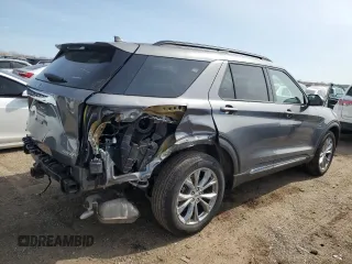2022 Ford Explorer XLT with VIN 1FMSK8DH1NGB72503, listed as a Copart auction lot 51322615 with 24,650 mi miles and Salvage Title. Bid and sale history available at DreamBid. Image 3.
