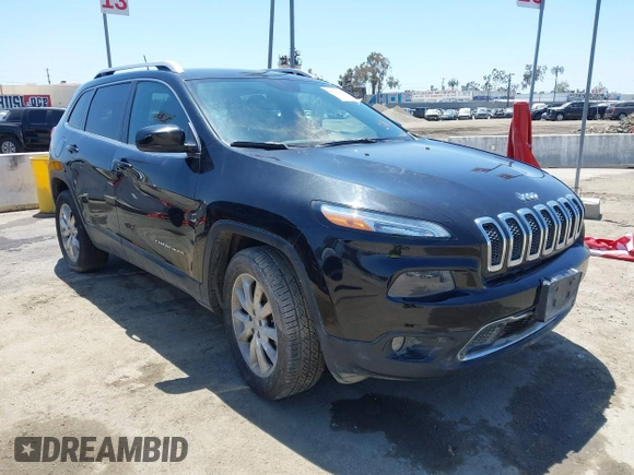 2014 Jeep Cherokee Limited with VIN 1C4PJMDB9EW210180, listed as a IAAI auction lot 41302037 with 75,177 mi miles and . Bid and sale history available at DreamBid. Image 1.