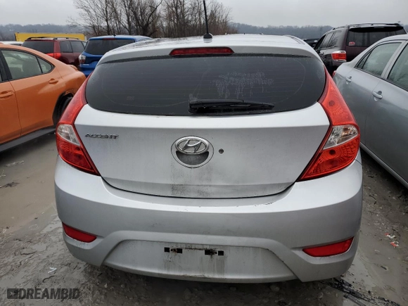 2014 Hyundai Accent GS with VIN KMHCT5AE7EU161744, listed as a Copart auction lot 43240345 with 131,176 mi miles and Salvage Title. Bid and sale history available at carsss.com. Image 6.