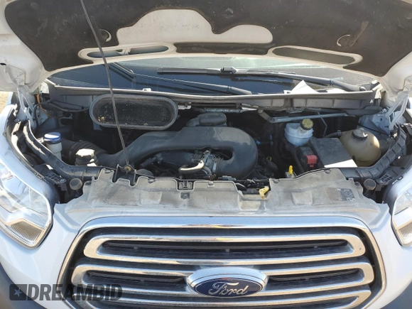 2017 Ford Transit XL with VIN 1FBZX2ZM7HKA72693, listed as a Copart auction lot 51142645 with 146,063 mi miles and Salvage Title. Bid and sale history available at DreamBid. Image 12.
