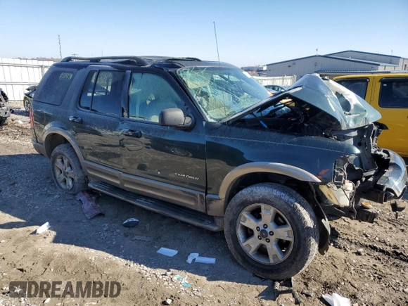 2004 Ford Explorer Eddie Bauer with VIN 1FMDU74K64UC38973, listed as a Copart auction lot 45124595 with Not provided miles and Salvage title. Bid and sale history available at DreamBid. Image 4.