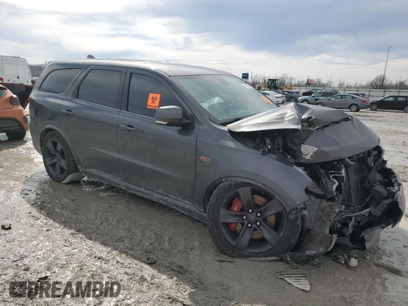 2018 Dodge Durango SRT with VIN 1C4SDJGJ5JC498181, listed as a Copart auction lot 46237655 with Not Provided miles and Salvage Title. Bid and sale history available at DreamBid. Image 4.