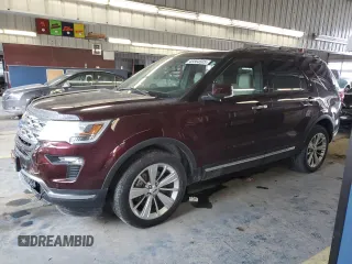2019 Ford Explorer Limited with VIN 1FM5K8F89KGB37522, listed as a Copart auction lot 45564505 with 58,920 mi miles and Salvage Title. Bid and sale history available at carsss.com. Image 1.
