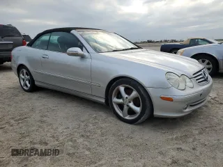 2005 Mercedes-Benz CLK 320 with VIN WDBTK65G55T037176, listed as a Copart auction lot 75594214 with Not Provided miles and Salvage Title. Bid and sale history available at DreamBid. Image 4.
