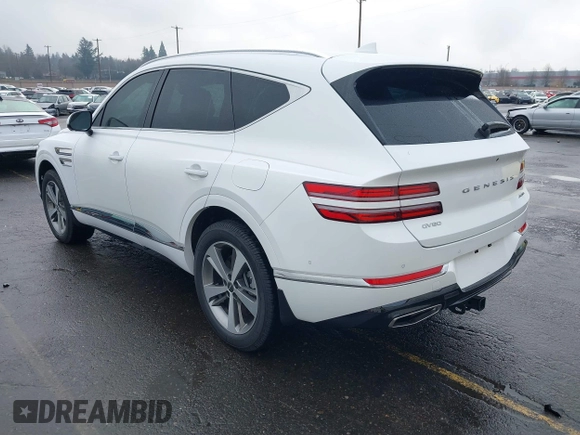 2021 Genesis GV80 with VIN KMUHCESC2MU052594, listed as a IAAI auction lot 41273763 with 19,190 mi miles and . Bid and sale history available at DreamBid. Image 3.