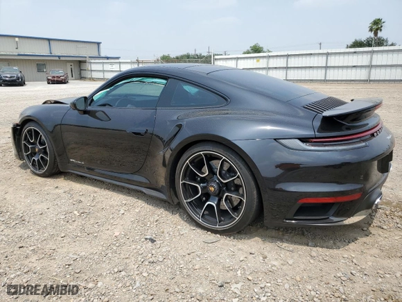 2022 Porsche 911 Turbo S with VIN WP0AD2A96NS256060, listed as a Copart auction lot 54003744 with 13,169 mi miles and Salvage Title. Bid and sale history available at carsss.com. Image 2.